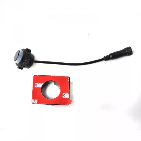 Náhradní snímač zápustný nastavitelný černý matný, 16mm, STEELMATE 14D-17